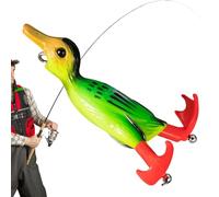 Esca da pesca in acqua per anatra,Loro da pesca in acqua per anatra | Esca morbida per esca d'anatra,Attrezzatura da pesca Geer con piedi spruzzati per attrezzatura da pesca familiare