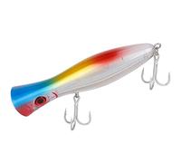 Esca da pesca in acqua salata popper esca topwater placca l'accessorio per gli amanti della pesca (Colorato)