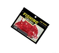 Esca da pesca in plastica, 3 cm, materiale morbido resistente ai morsi | Ideale per la pesca da riva, bersagli alla trota bluegill per pesce persico, funziona in laghi fiumi stagni