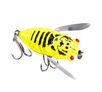 Esca da pesca - Lureria dura per la cicala, Esca per altoparlante | 3D Olographic Eyes Cicada Fishing Lures, Sturdy Artificial Baits for Dofwater Bass Perch and Trout Fishing with Bionic De