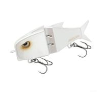 Esca da pesca per persico e luccio, con corpo a due sezioni per imitare i movimenti delle prede per un coinvolgimento efficace (D)