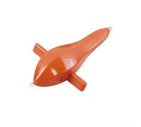 Esca da pesca per uccelli non rigata, con design aerodinamico per acqua salata e acqua dolce, in schiuma PE arancione ad alta visibilità per una migliore Fi (17,8 cm)