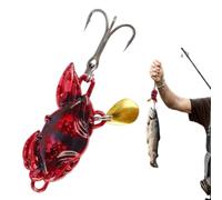 Esca da pesca realistica per la pesca in acqua dolce su pesci predatori | Esca da pesca per il basso, per fiumi interni, laghi, acqua salata e pesca al pesce persico