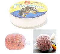 Esca da Pesca Solubile in Acqua Rete 5m Materiale PVA | Rete scomponibile, si scioglie in acqua, dispersione accurata dell\'esca, facile da trasportare, accessorio da pesca