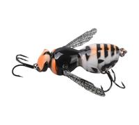 Esca Da Pesca Wasp | Riutilizzabile Realistico Con Amo | Strane Esche Per La Pesca,Ideale Per Fiumi, Laghi Artificiali, Zone Costiere, Lungo Le Rive, Bass, Trota E Persico