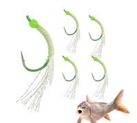 Esca Da - Set da 5 Esche Artificiali Fluorescenti - Artificiali Per Acqua Da 4.5 Centimetri,Per tore Outdoor Acqua Salata Notte Persico Luccio Pesce Gatto