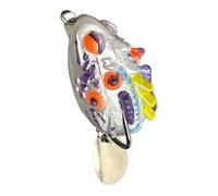 Esca da Superficie,Realistica e Morbida per Superficie | Esche a rana per l'acqua | Uomo Pescatore Esterni Acqua e Salata Fiume Lago Pesce Gatto Luccio