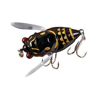 Esca Di - Lureria Dura Della Cigale, Esca Altoparlante | 3D Olographic Eyes Cicada Fishing Lures, Sturdy Artificial Baits For Dofwater Bass Perch And Trout Fishing With Bionic De