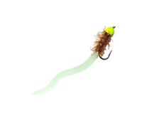 Esca di Pesca In Silicone Swimbait Simulato Lombrichi Con Mosca Artificiale Multiplo Scenario Per Il Lago