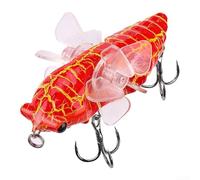 Esca dura da pesca Shadow Cicala 7 5 cm con ami tripli per acqua dolce e salata plastica ABS (C)