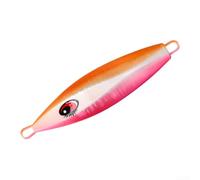 Esca fluorescente a passo lento da 100 g con ganci per spigole profonde (80 g arancione rosa)