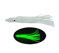 Esca Formiche 20 pezzi LUMINOSI SQUID Gonne Morbido LURE PESCA PESCA 5CM / 9CM / 11CM NOTTE PESCA PESCA POTTOPUS OCTOPUS GLASS Gomma Esca artificiale for TUNA SAI Esca Artificiale ( Color : Luminous ,