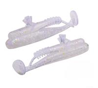 Esca galleggiante morbida a T per Ned Rig Targeting, verme in plastica da 7,1 cm, 3 g, progettata per imitare il movimento naturale delle prede con integrazione di sale e attrattivo (colore E)