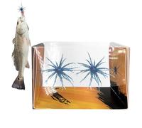 Esca Galleggiante Morbida per di Mare | 2 Pezzi Esca Siliconica Morbida Galleggiante Realistica | a Dado per Spigola | per Jigging Traina Lancio in Acqua e Salata Fiumi Laghi Torrenti Vacanze