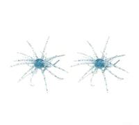 Esca galleggiante per ricci di mare per pesca d'acqua dolce, esca morbida Tpr che imita preda reale, efficace in acque a pressione, tono scuro, 2 unità (blu)