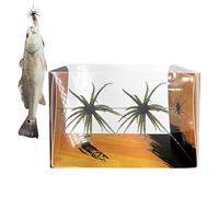 Esca galleggiante per riccio marino, 2 pezzi, realistiche e morbide, in silicone, a forma di cubo, per acqua e salata, jiggen, pesca alla , viaggi, vacanze