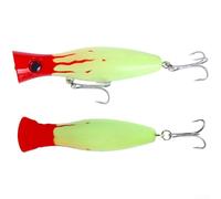 Esca galleggiante resistente da 41 g, con occhi realistici 3D, palline in acciaio integrate per predatori di acqua salata, lunghezza 16 cm (I)