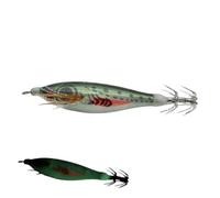 Esca in acqua salata, occhi 3D realistici, esca calamari, gamberetti | Esche da pesca realistiche per pesca in acqua salata, mare, costiera, campeggio, surf, kayak, barca, torneo