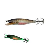 Esca in acqua salata, occhi 3D realistici, esca calamari, gamberetti | Esche da pesca realistiche per pesca in acqua salata, mare, costiera, campeggio, surf, kayak, barca, torneo