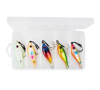 Esca Luminosa 5Pc Set Slow Jigging Esca Luminosa 5Pc Set Slow | 5 esche luminose, affondamento , nessun per gancio assistito, ideale per mare mosso(7g)