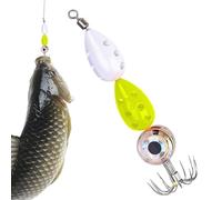 Esca luminosa a LED per pesca subacquea, acqua salata, mare profondo, con | Deep See-Absink - Cucchiaio da pesca a LED per la pesca di siluro, trota, offshore, Walleye, in mare e in acqua salata, Heilb