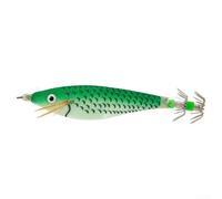 Esca Luminosa Calamari 101mm Gancio Doppio | per Luce notturna , gancio doppio rinforzato, ideale pesca notturna, dimensioni 101mm, per azione reale(B)