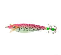 Esca Luminosa Calamari 101mm Gancio Doppio | per Luce notturna , gancio doppio rinforzato, ideale pesca notturna, dimensioni 101mm, per azione reale(A)