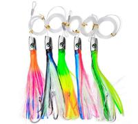 Esca morbida a forma di polpo da 22 cm, per pesca a traina, attira pesci di mare come tonno, pesce spada e marlin con facilità (22 cm/85 g D)
