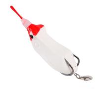 Esca morbida topwater 7,5 cm per spigola e testa di serpente pesca | design dell'elica, crea disturbi superficiali, attira pesci predatori, lunghezza 7,5 cm, azione topwater