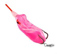 Esca morbida topwater 7,5 cm per spigola e testa di serpente pesca | design dell'elica, crea disturbi superficiali, attira pesci predatori, lunghezza 7,5 cm, azione topwater