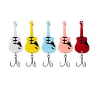 Esca Per Al Persico | Amo Da In Acque Dolci | 5 Pezzi Esche Artificiali Con Paillettes A Chitarra Per Specchi D'Acqua Fiume Lago Stagno Diga