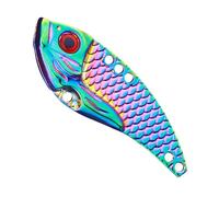 Esca per alla spigola, esca per acqua salata,Forniture per la colorate - Forniture, esche, esche da nuoto, attrezzi e attrezzature, realistici con occhi 3D per trote spigole d'acqua