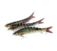 Esca per assassinatori - Esca multi-snodata per la pesca | Fornisce un movimento naturale di nuoto e una grande larghezza di lancio senza la necessità di un morso flessibile nei fiumi di mare profondo