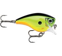 Esca per Banconote Quadrata con Ganci 2 N. 6, 0.9m di Profondità di Nuoto, 5cm Dimensioni, Chartreuse Shad