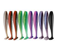 Esca per basso morbida con design a T doppio colore wobbler 11,5x7,5 cm 12x