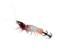 Esca per calamari, accessorio da pesca fosforescente, gancio artificiale a forma di gamberetti, per esterni in acqua salata, fiume, lago, laghetto, vacanze, notte mattina