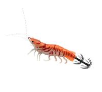 Esca per calamari, esca da 8 cm che affonda lentamente, design realistico che si al buio, esche da pesca in mare profondo, per pesca subacquea, laghi, fiumi