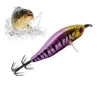 Esca per calamari, esche artificiali lucide, con ami per | Esca da pesca per uomini, sport all'aria aperta, acqua salata e dolce in mare, fiume e spiaggia