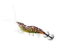 Esca per calamari, esche da pesca che si illuminano al buio e accessori da pesca, a forma di gamberetti, per esterni, acqua salata, fiume, lago, laghetto, vacanze, notte mattina
