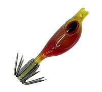 Esca per calamari piccolo jig 3,8 cm a lenta | Esche da pesca in mare per uomini pescatori lanciare seppie bar in mare sulla barca dal bordo al molo sul fiume