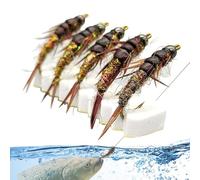 Esca per la pesca a mosca 5 pezzi di attrezzatura da pesca multifunzionale,