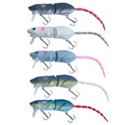 Esca per la pesca a ratto 5 pezzi Bionics Design Touse Luces articolato 3, 35 esche per la pesca con 2 esche professionistich