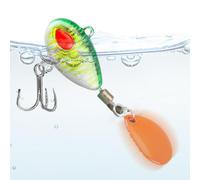 Esca per la Pesca | Esca da Pesca Per Persico | Esca Con Vibrazione Accessori Da Pesca Per Pescatori Lago Fiume Acqua Dolce Trota Persico Riva Barca Campeggio Pesca Notturna
