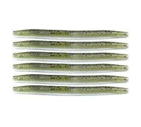 Esca per lombrichi, 24 esche per la pesca d'acqua dolce, vermi molli per la pesca, vermi per la pesca della spigola, esca per la pesca con odore di pesce Esche per lombrichi per la pesca alla (E