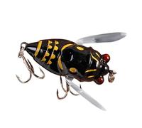 Esca per pesca a mosca, esche da pesca a cicale, occhi olografici per la pesca, esche rigide, esche da pesca in acqua dolce nel laghetto