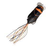 Esca per pesca al lago, esche da pesca a cicala, 65 mm, doppio amo per trote per fiume, pesci neri, esche a coda morbida per la vita acquatica di stagni aggressivi