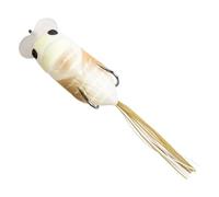 Esca per pesca al lago, esche da pesca a cicala, 65 mm, doppio amo per trote per fiume, pesci neri, esche a coda morbida per la vita acquatica di stagni aggressivi