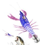 Esca per pesci, piccole esche artificiali luminescenti | Esche polpo per pesca in mare a, per pescatori in acqua e salata, lago, fiume, da barca, riva o kayak,