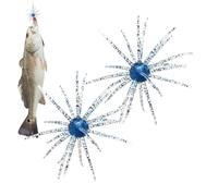 Esca per riccio di mare Due Pezzi Esche Morbide | Esche artificiali per pescatori, uomini, padri, mariti, acqua salata, ruscello, serbatoio, mare, lago, fiume, stagno