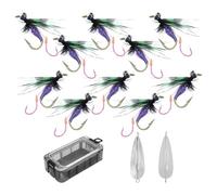 Esca Pesce Volante - Esche Artificiali Realistiche,Esche Simulate Con Amo Doppio 10 Pezzi Per Acqua Salata E Avventure Camping E Uomini Outdoor